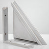 Wood Floating Beveled Corner Shelves (Set of 3) - White